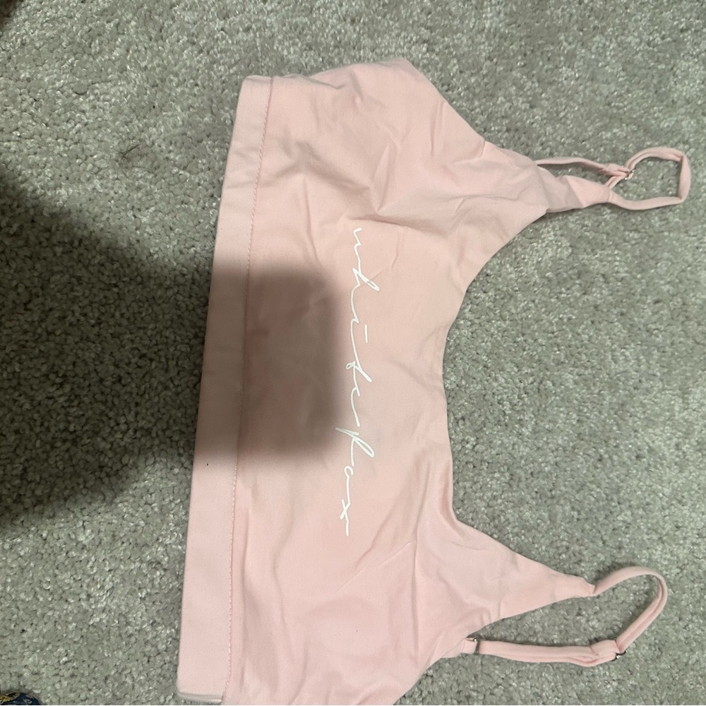 White fox bra top